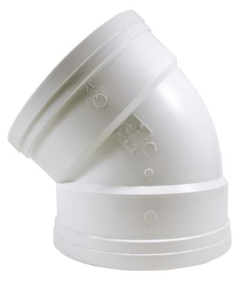 Picture of 600MM X 45(24) ELBOW GXG PVC DR35