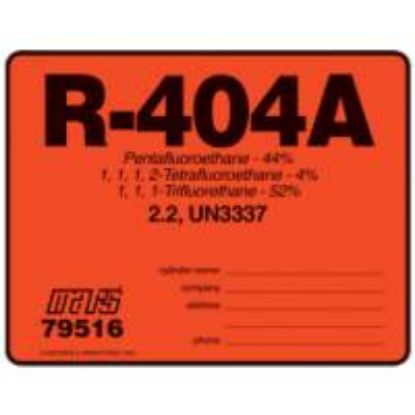 Picture of 79516 REF. LABELS (10PK) R404A/HP62