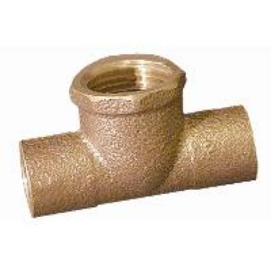 Picture of C++ 1 X 3/4" C-C-FIP CAST TEE PRESSURE