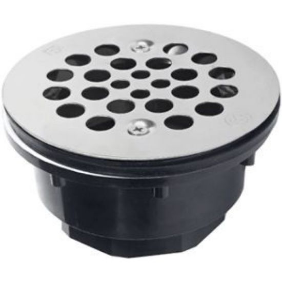 Picture of 2"SHOWER DRAIN ABS W/SS GRIL(08012)