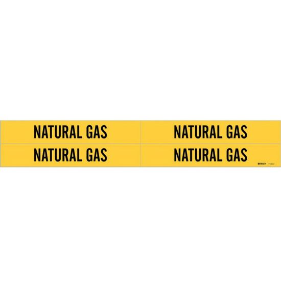 Picture of 7196-4S 'NAT GAS' PIPE MARKER-SINGLE