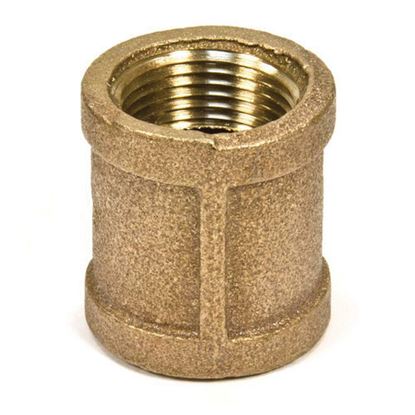 Picture of C++ 1" STD BRASS THRD COUPLING