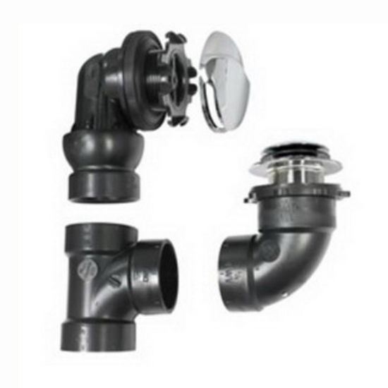 Picture of 333858 ABS DWV CONV WST&OVFL W/POP-U