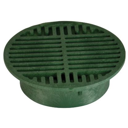 Picture of 8" - (GREEN) NDS ROUND GRATE