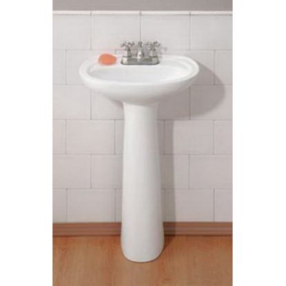 Picture of C++ 613-WH-1 PEDESTRAL SINK MINI FIORE 1
