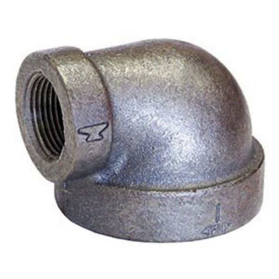 Picture of 1-1/2 X 1" 90  ELBOW STD BLACK C/I