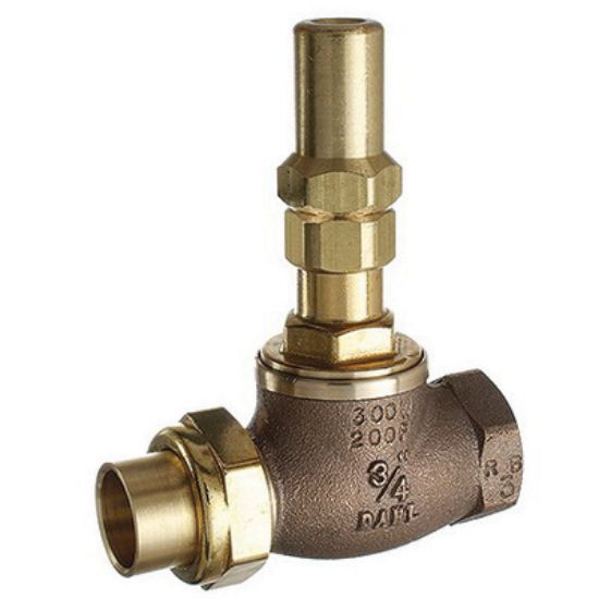 Dahl 13013-6105 Rough Brass Heavy Pattern Balancing Straight