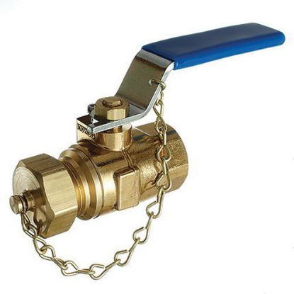 Picture of C++ 50430 1/2F X HOSE BALL VLV W/CAP&CHN