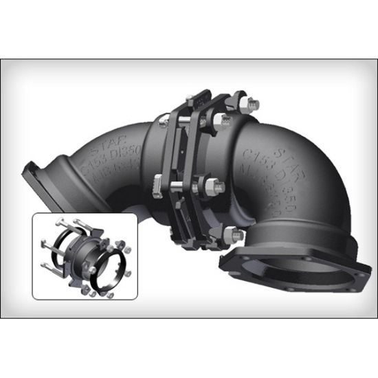 MJA04 Series 100 4 in. Mechanical Joint Asphaltic Coated Ductile Iron ...