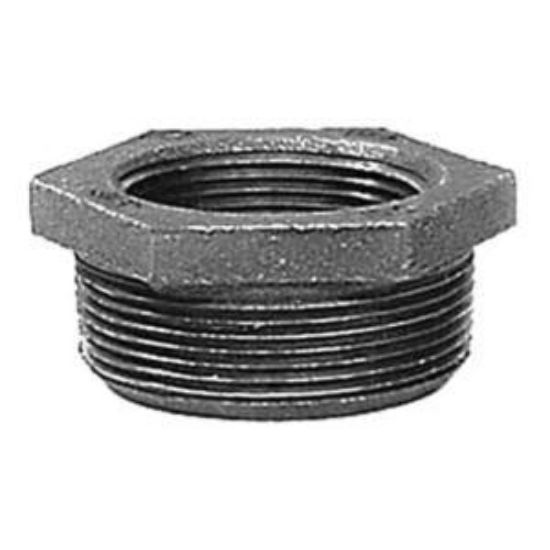 Picture of DOM 1 X 1/4" MXF BLK MALL HEX BUSHING