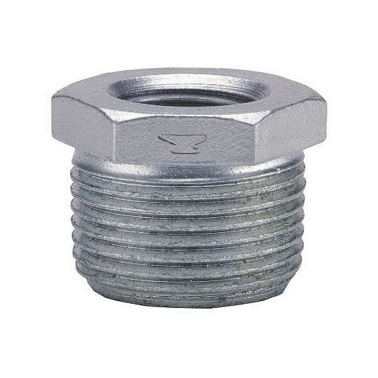 Picture of DOM 1 X 3/4"MXF GALV MALL HEX BUSHING