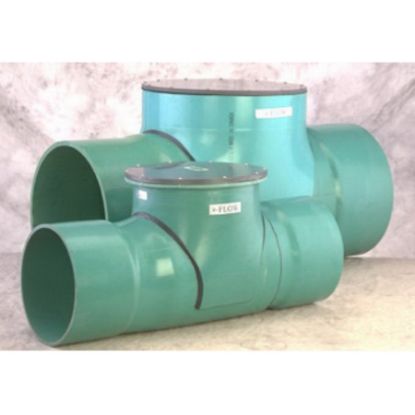 Picture of 250MM(10) BACKWATER VALVE PVC DR35