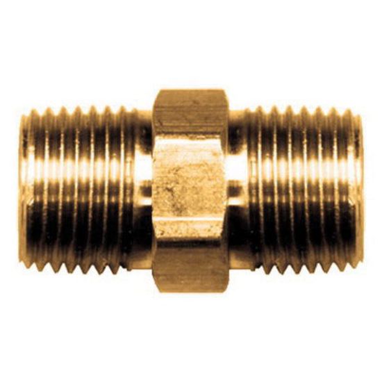 Picture of 122-C 3/8 MPT  HEX NIPPLE