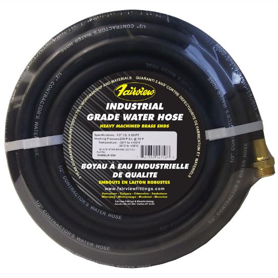 Picture of WH8BLK-50HK FAIRVIEW 50'1/2ID WATERHOSE