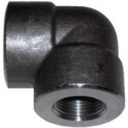 Picture of 1" 3000# THRD GALV 90 ELBOW A105N