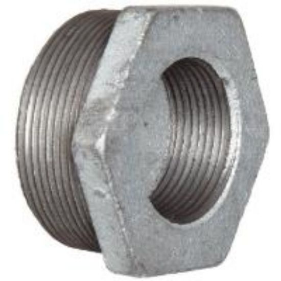 Picture of 2-1/2 X 1-1/4" MXF HEX GALV MALL BUSHING