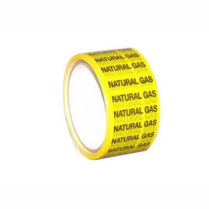 Picture of PV-V6501 GAS LABEL TAPE YELLOW 48MM X33M