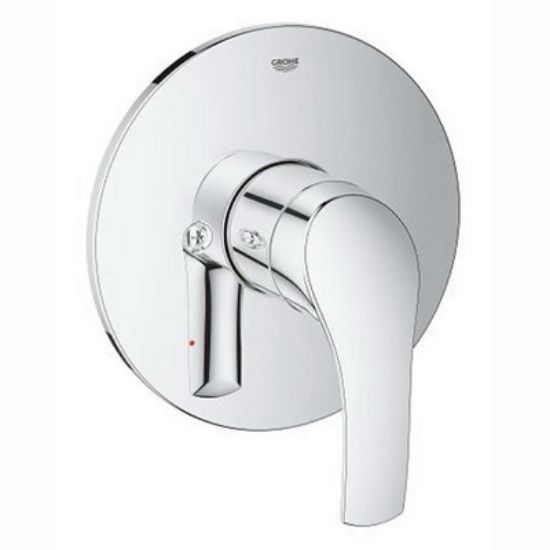 Grohe 19458002 Eurosmart Brass 1 Lever Handle Wall Mount Valve Trimset ...