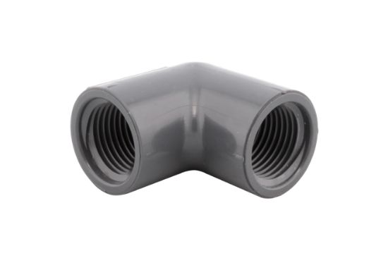 Picture of 1" X 90D PVC 40 THREADED ELBOW