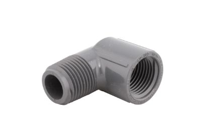Picture of 1/2" X 90D PVC 40 SPIGOT ELBOW SW