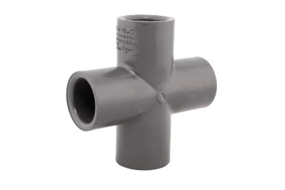 Picture of 1/2"  PVC 80 SW CROSS