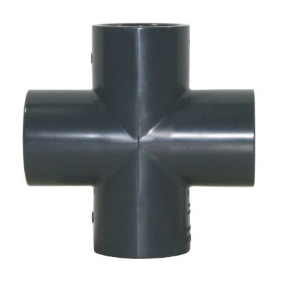 Picture of 11/4" PVC 80 SW CROSS