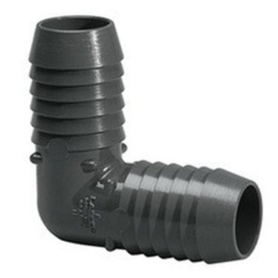 Picture of 1/2 PLASTIC INSERT 90 ELBOW GREY