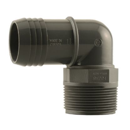 Picture of 1/2"  PVC INSERT X MIP 90 ELBOW
