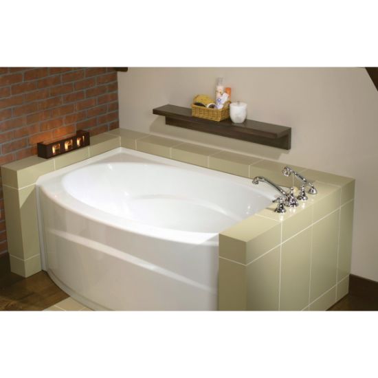 Picture of 102784000001002 ISLANDER SOAK TUB RH WHI