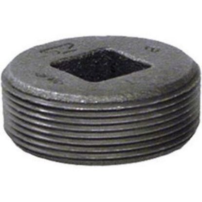 Picture of 1" BLK MALL SQ HEAD COUNTERSUNK PLUG