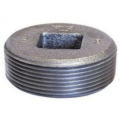 Picture of 1" GALV MALL SQ HEAD COUNTERSUNK PLUG