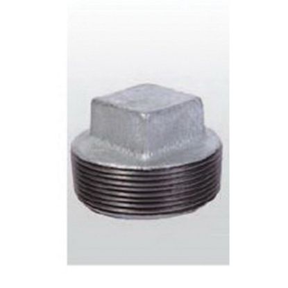 Picture of 1-1/2" GALV MALL SQ HEAD CORED PLUG