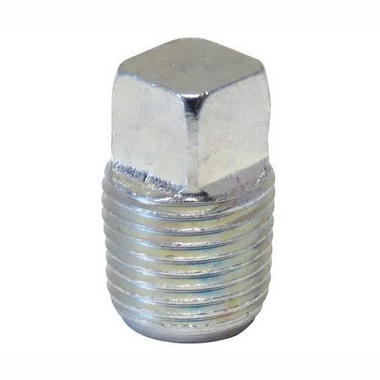 Picture of 1/8" GALV MALL SQ HEAD CORED PLUG