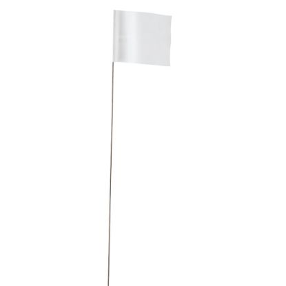 Picture of 78-006 WHITE STAKE FLAG 100 PCE BUNDL