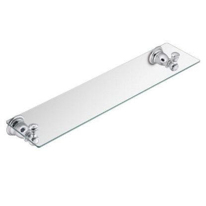 Picture of YB5490CH KINGSLEY GLASS SHELF CHROME