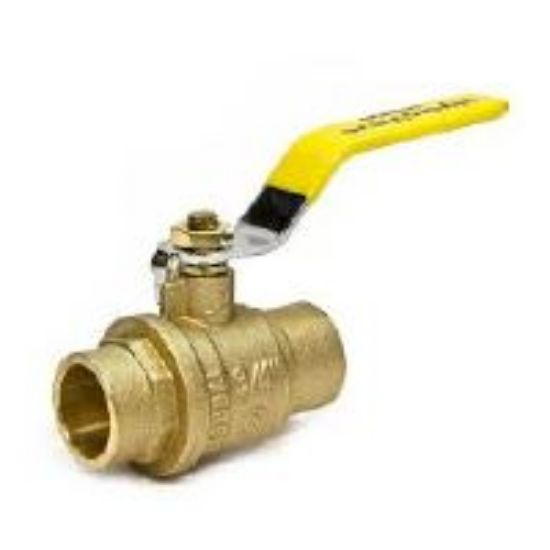 Picture of 1/2" CXC BRASS BALL VALVE L/H