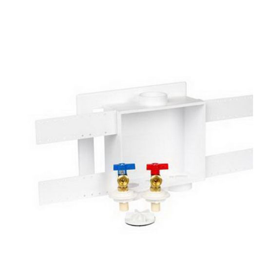 1/4 Turn Washing Machine PEX A Valve With Hammer Arrestor – 1/2" Fit, Red F1960