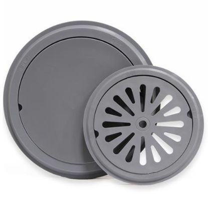 Picture of 10" PVC SOLID CATCH BASIN COVER ONLY