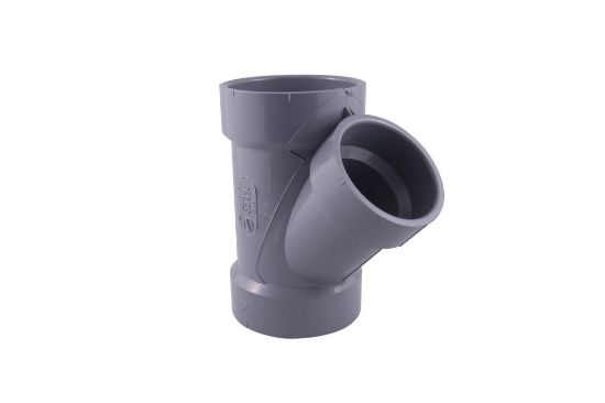 Picture of 2 X 1-1/2" PVC XFR HXHXH 45 WYE