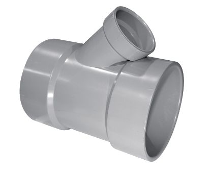 Picture of 10 X 4" PVC XFR HXHXH 45 WYE