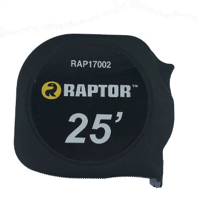 Picture of 17002 25 FT TAPE MEASURE BLK