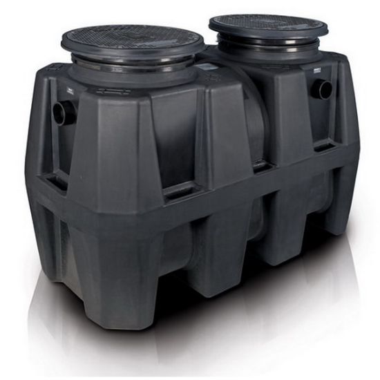 Proceptor GB-250 4 in. 100 gpm High Density Polyethylene High-Efficiency Grease ...