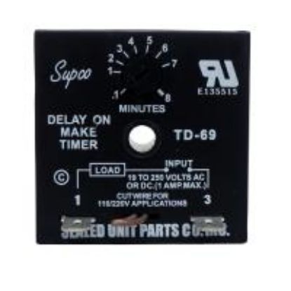 Picture of TD69 TIME DELAY RELAY 6S. TO 8M.SUPCO