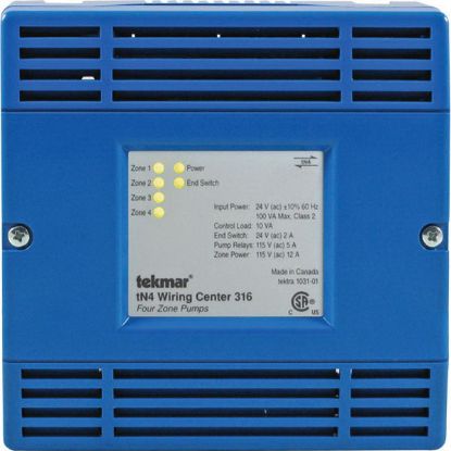 Picture of 316 TN4 WIRING CNTRE 4 WIRE 4 ZONE PUMPS