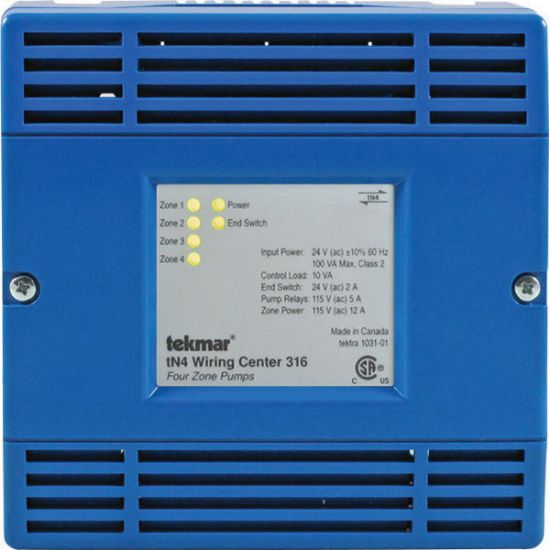 Picture of 316 TN4 WIRING CNTRE 4 WIRE 4 ZONE PUMPS