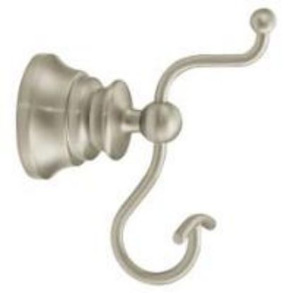 Picture of YB9803BN WATERHILL DOUBLE ROBE HOOK BN