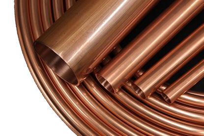 Picture of 3/8 X 3/4 X 1/2 X 25 COPPER LINE SET