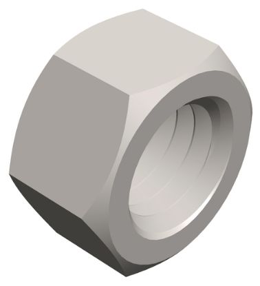 Picture of 1 8 THRD ZN G2 HEX NUT 4PK