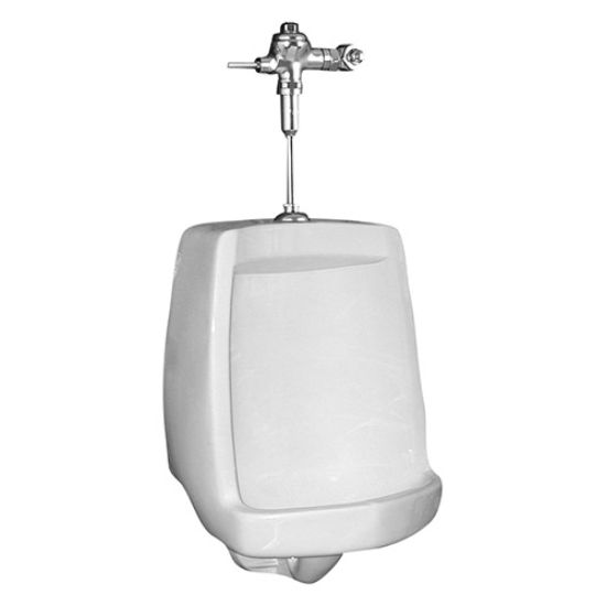 Window Urinal PROFLO PF1825PTWH 1 gpf 1/2 Stall Washout Urinal with 3/4 Top Inlet ...