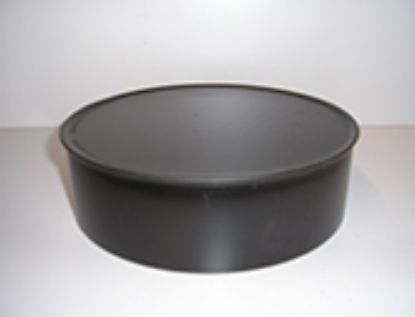 Picture of 2167A 7" BLACK PLAIN END CAP